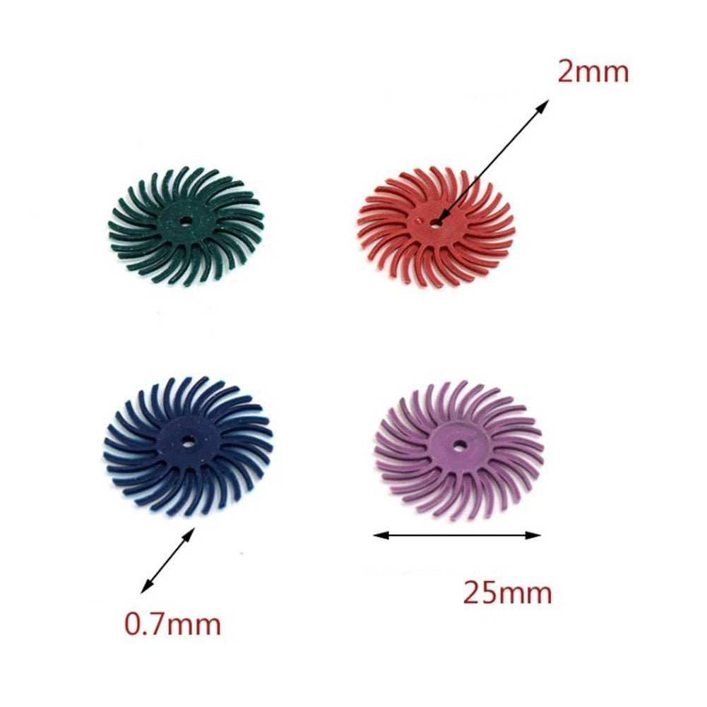 Set of 4 Polishing Wheels for Professional Detail (3mm Shank)