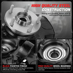 Front Passenger Right Loaded Wheel Bearing Hub Knuckle for Toyota Camry (2004–2006)