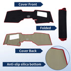Dash Cover for Mazda CX-60 (2024–2026) Black with Red Edge