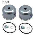 2X Carburetor Float Bowl Set for B&Stratton (495933, 494378, 693614)