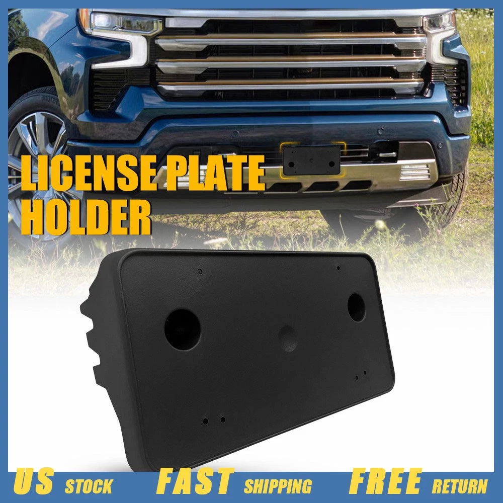License Plate Bracket for Chevy Silverado 1500 LTZ/T/Boss/RST/H/C (2022–2023)