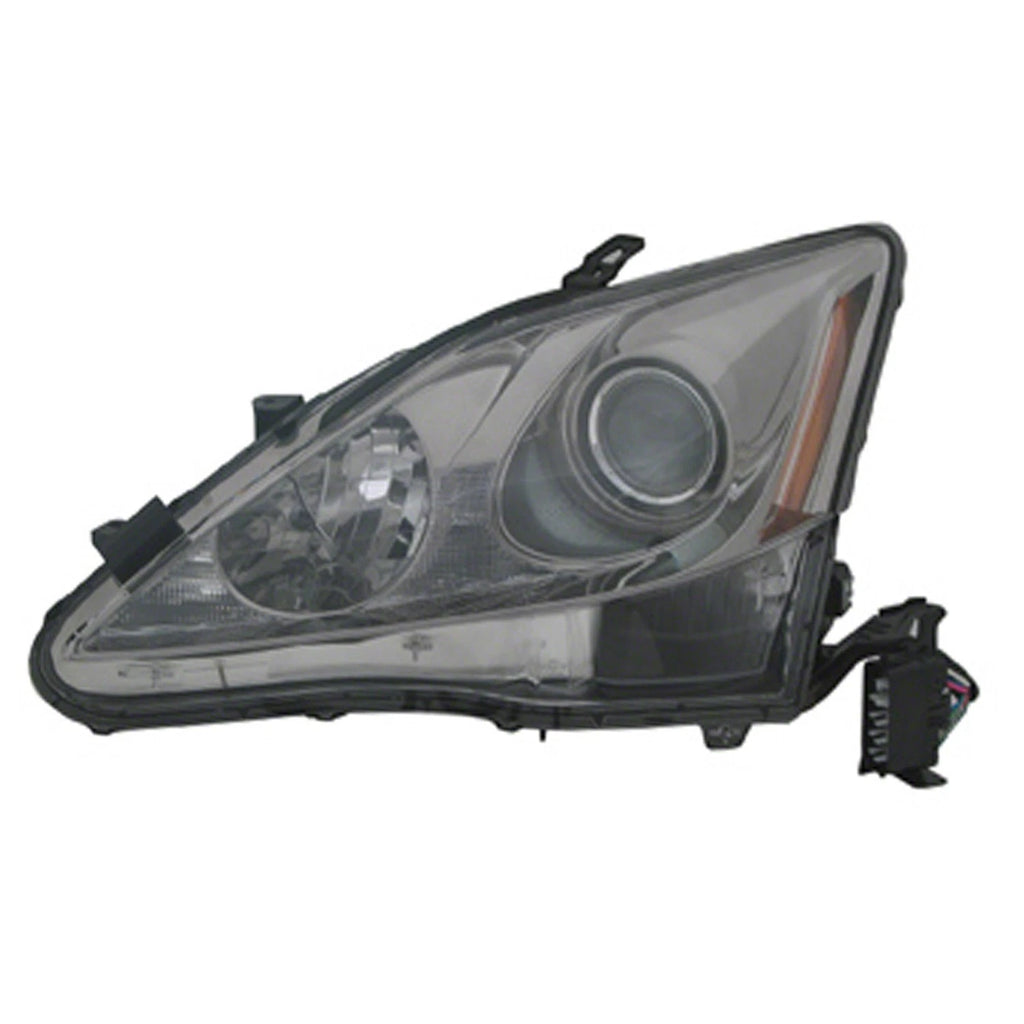 Replacement Driver Side Halogen Headlight Lens Housing for Toyota (2005–2015)