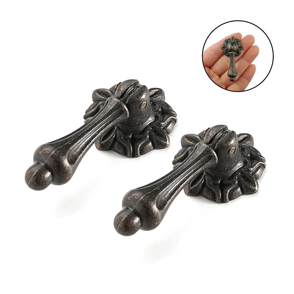 Set of 10 Antique Door Pull Handles for Cabinet Drawer (Universal Fit)