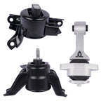 Set of 3 Engine Motor, Torque Strut, Transmission Mounts for Kia Soul (2014–2019)