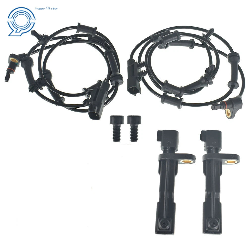 Set of 4 ABS Wheel Speed Sensors for Jeep Wrangler (2012–2017)