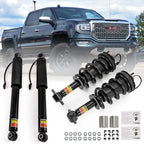 Front & Rear Shock Strut Assemblies for GMC Sierra 1500 Denali (2015–2018)