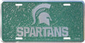 Mosaic License Plate for Michigan State Spartans (NCAA)