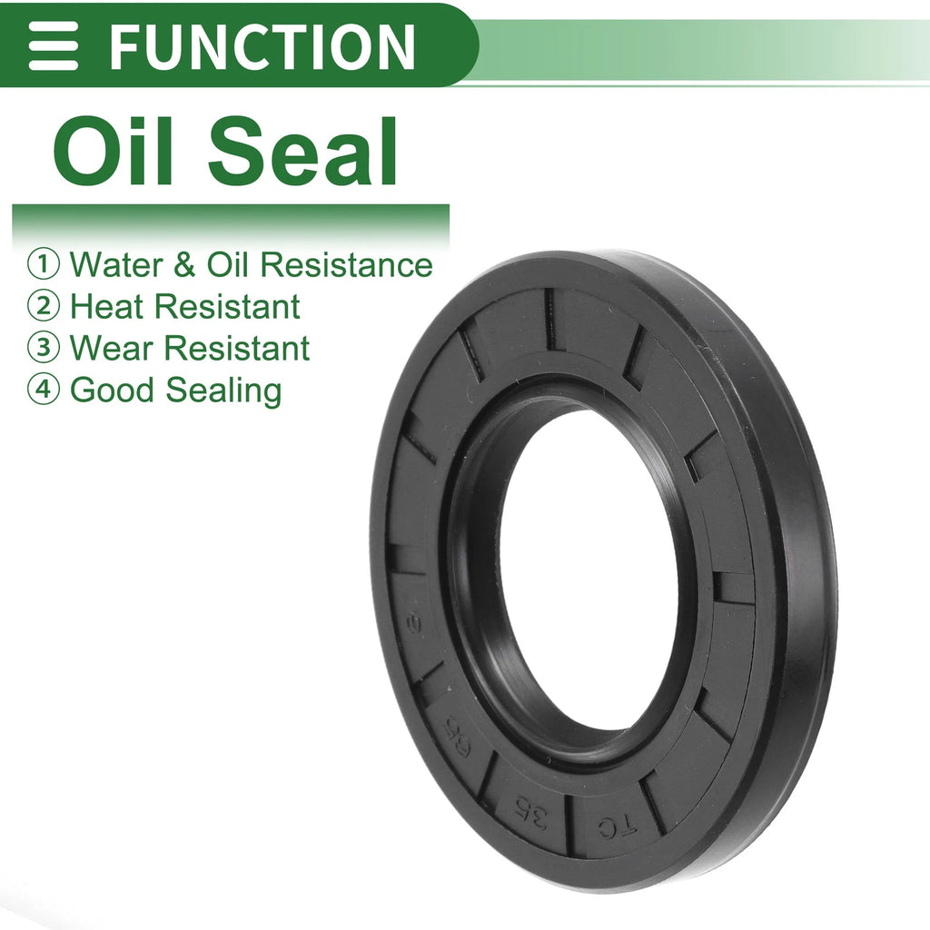 Set of 5 Oil Seal Rotary Shaft Seal NBR Rubber 35x65x8mm