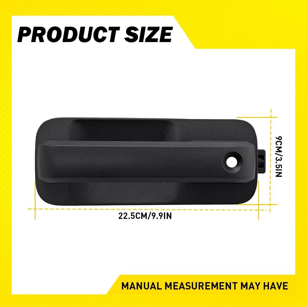 Front Left Exterior Door Handle for Ford F150 (2015–2020) - Smooth Black