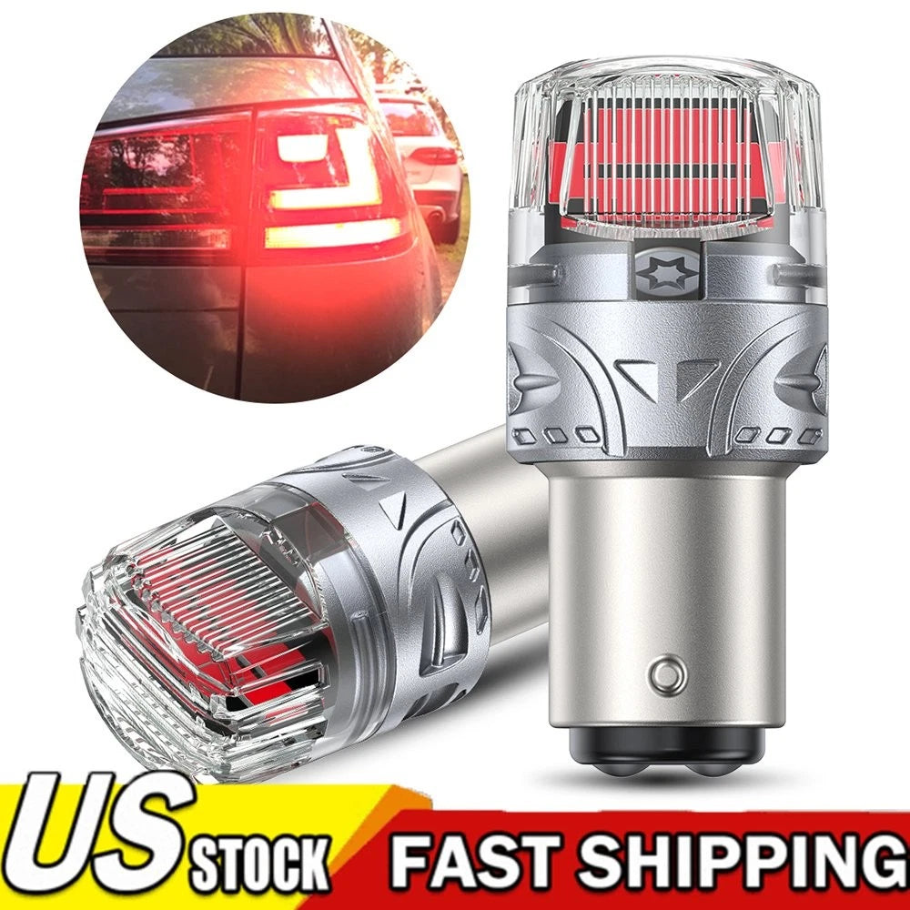 2X LED Tail Brake Stop Reverse Parking Turn Signal Light for Make Model