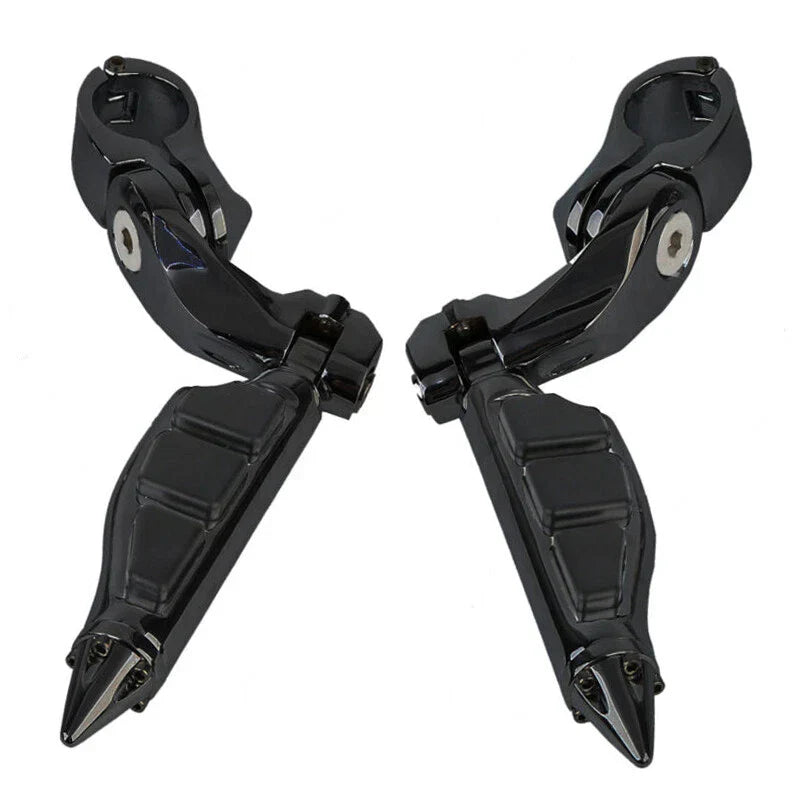 Foot Pegs 1.25'' Highway Bar Mount for Harley Touring Dyna Softail