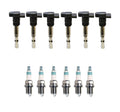 Set of 6 Denso Ignition Coils for Iridium Power (Gap 0.044)