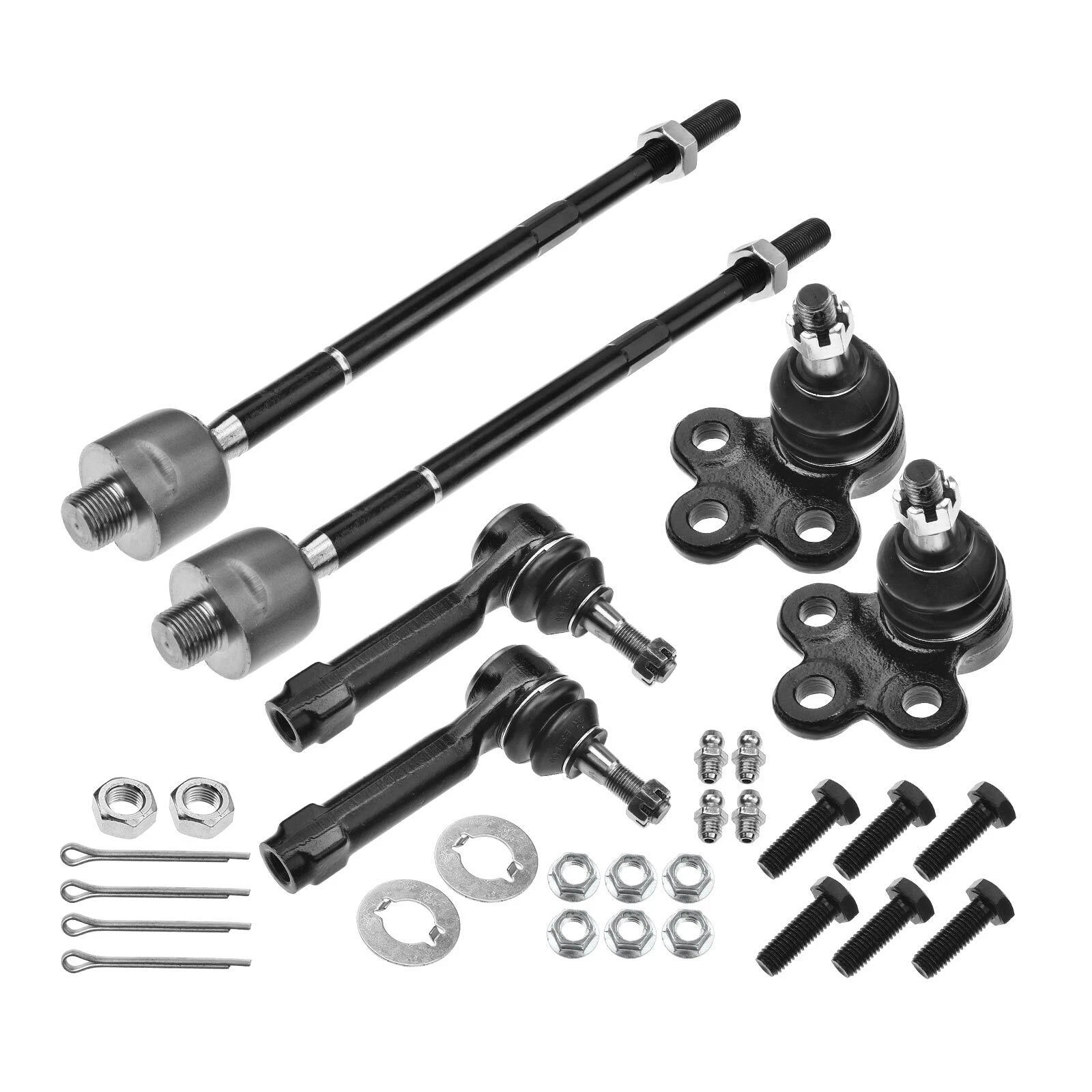 Front Inner & Outer Tie Rod End & Ball Joint for Chevy Olds Pontiac (6) (1960–1980)