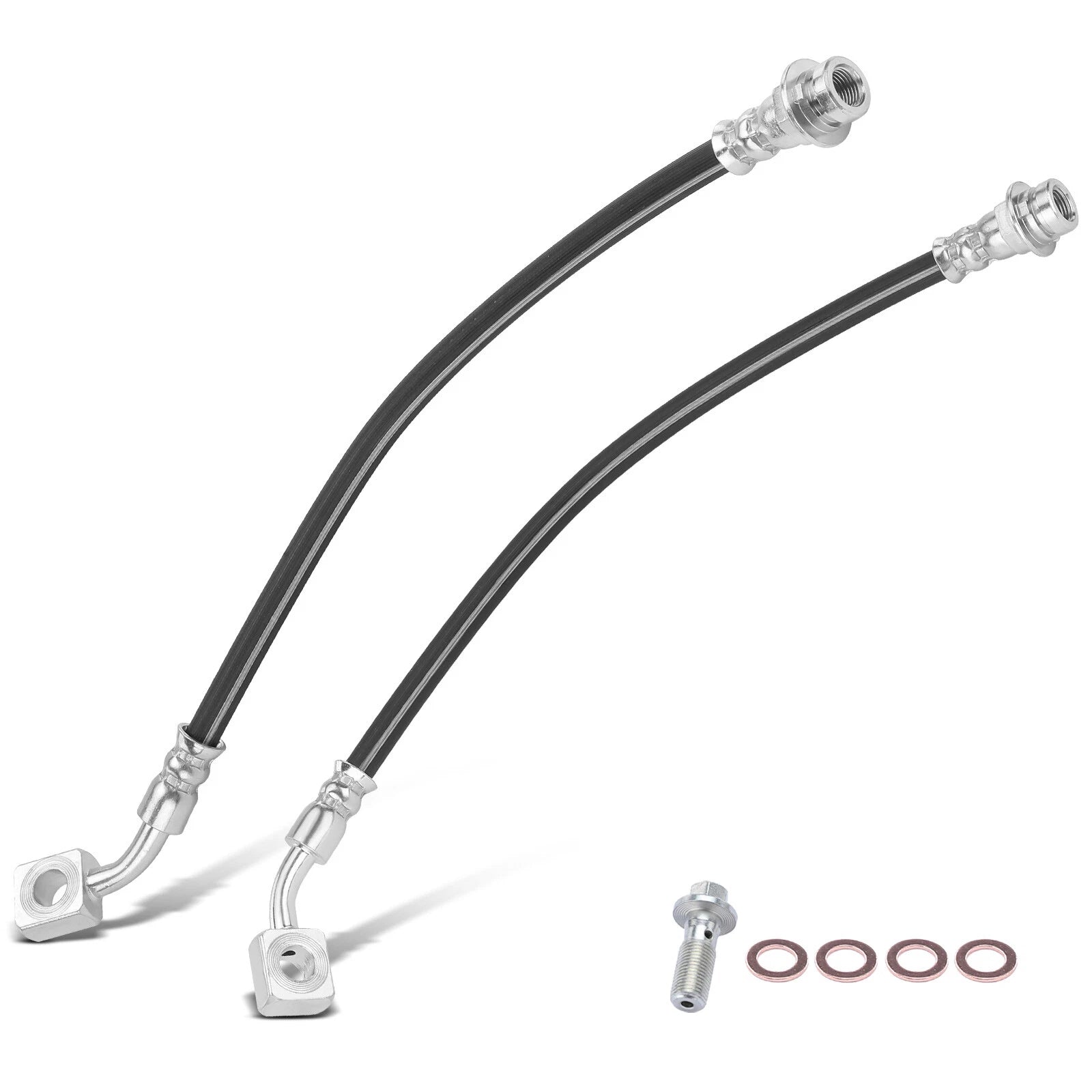 2X Front Brake Hydraulic Hose for Chevy Colorado GMC Canyon (2015–2018)