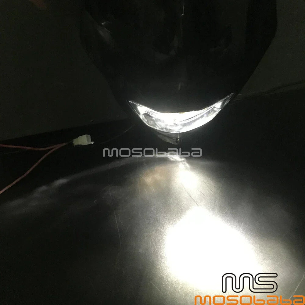 Blue Headlight Lamp for Honda Yamaha Dirt Bike MX XC