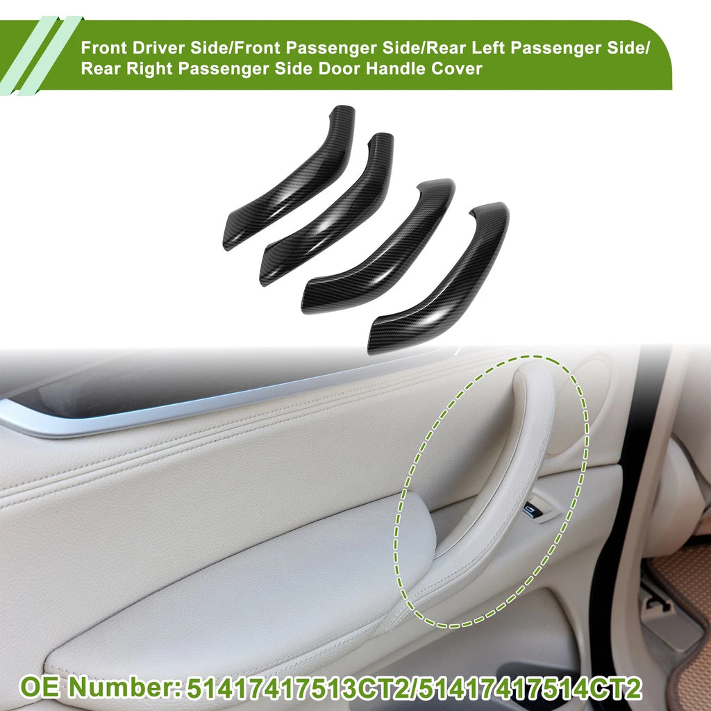 Door Panel Handle Pull Trim Cover for BMW X1 F48 (2016–2022) No. 51417417513CT2
