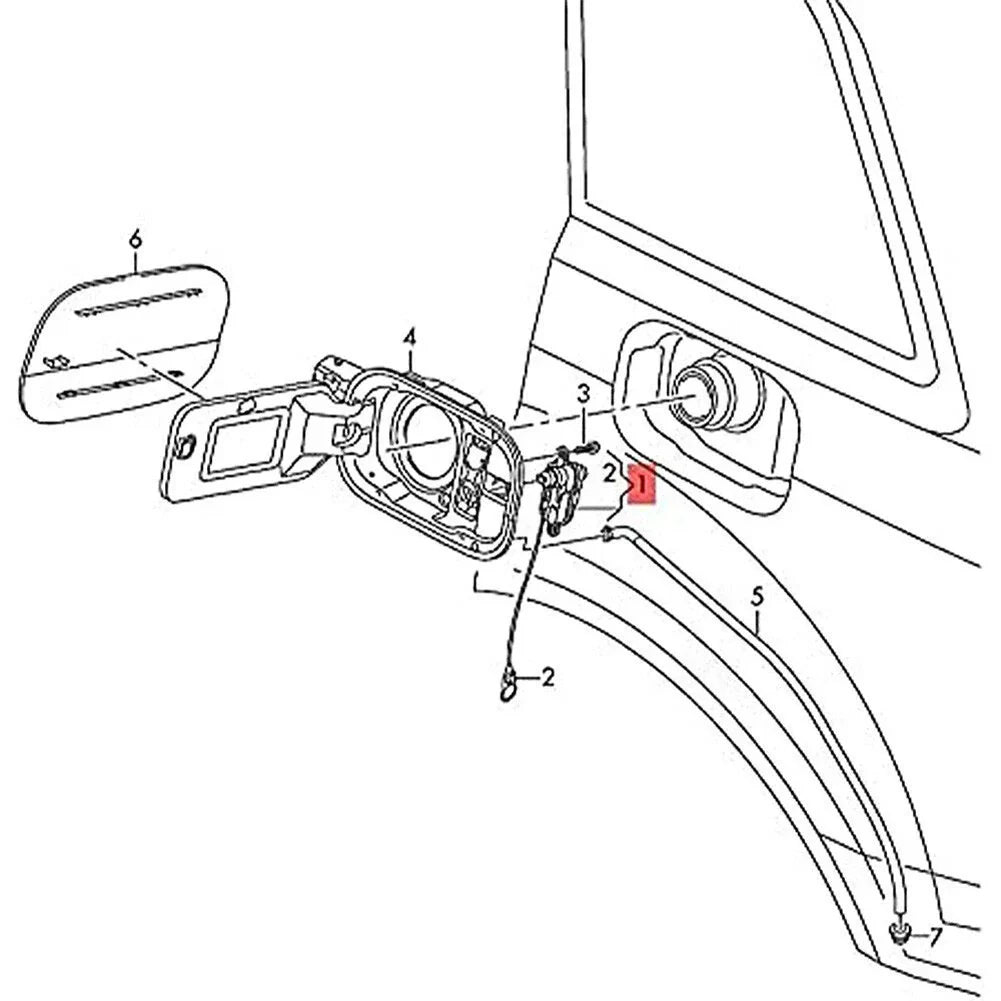 Fuel Filler Flap for Audi A1/A3/A4 (2011���2020)