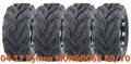 Set of 4 16x8-7 WANDA ATV Tires for Kymco Mongoose 50/70 (2004–2017)