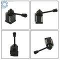 3Pcs Wedge Type Quick Change Tool Post Set for Lathe Up to 8"
