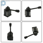 3Pcs Wedge Type Quick Change Tool Post Set for Lathe Up to 8"