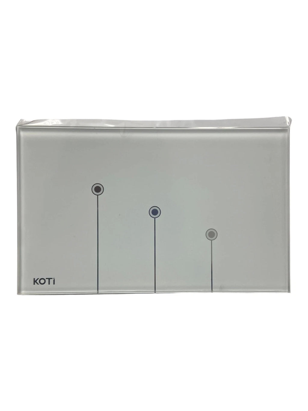 3 Gang White Light Switch AC100 240V 50-60Hz for Koti