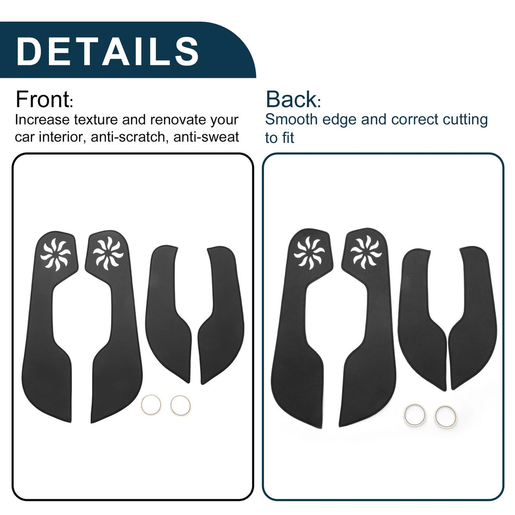 Set of 1 Car Door Anti Kick Pad Protector for Honda Civic (2016–2019)