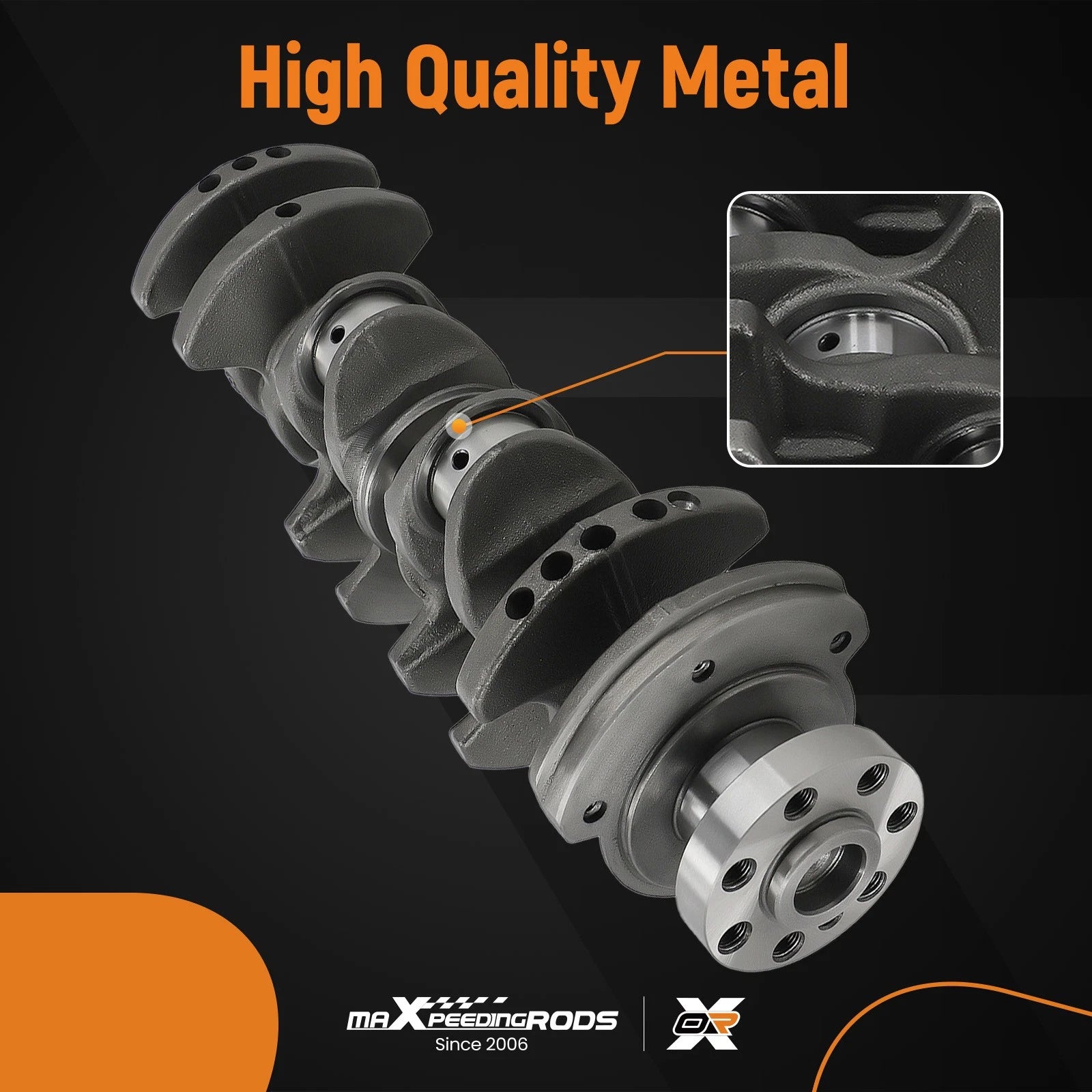 Crankshaft 23111-2G400 for Hyundai Genesis Coupe 2.0T (2010–2014) Kia Optima Sportage