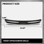 Front Upper Bumper Grille for Ford Escape (2013–2016) Black & Chrome