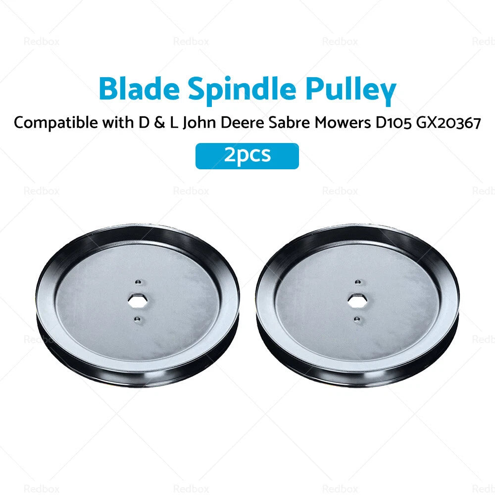 2X Blade Spindle Pulley for John Deere D105 (2011–2013) GX20367