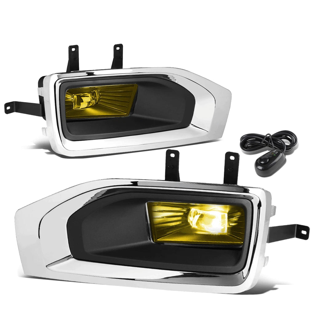 Hi-Power LED Fog Lights + Bezels + Switch for GMC Yukon (2015–2018)