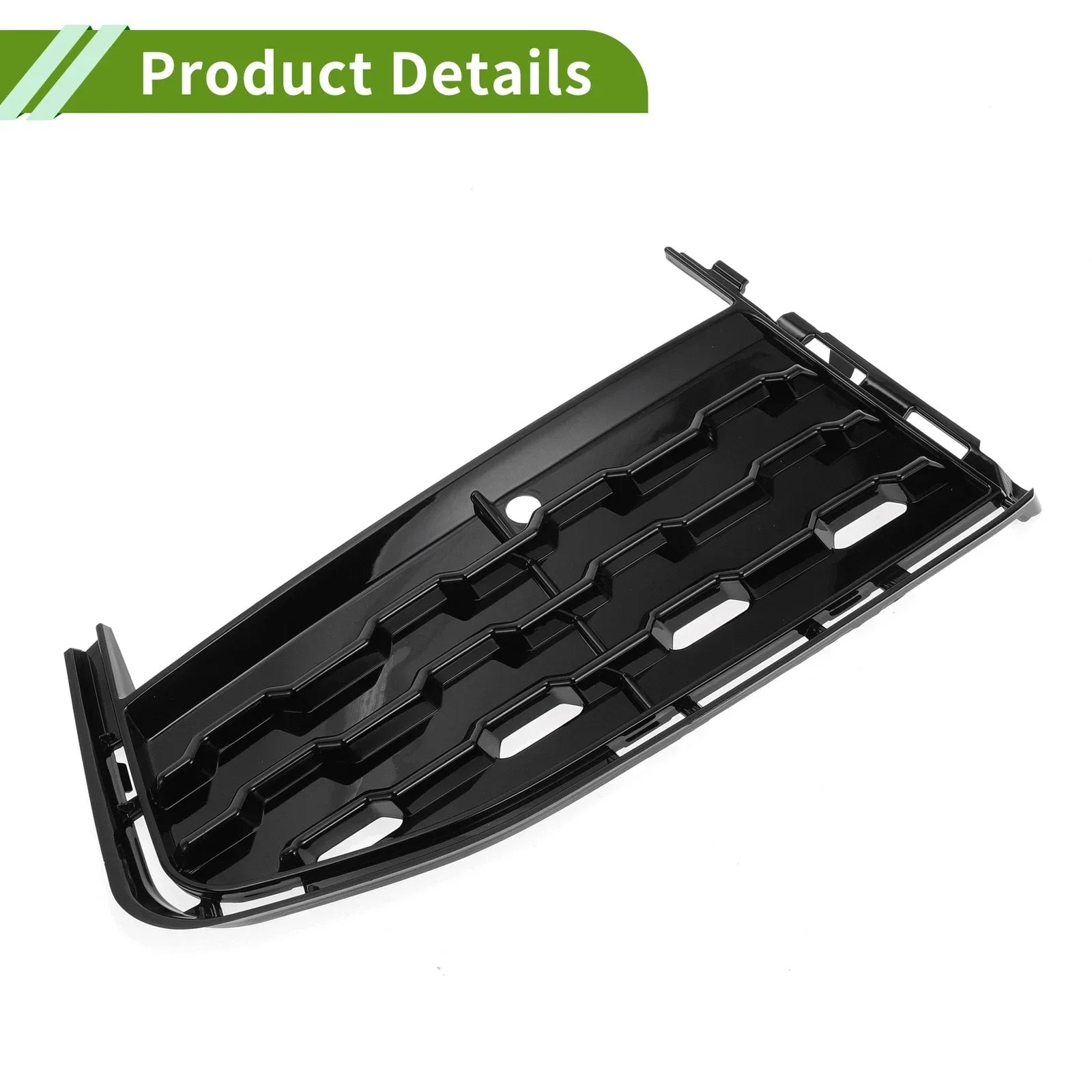 1 Pc Front Left Fog Light Grill for BMW 7 Series (2015-2020) Black