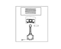 Mopar Engine Piston for Jeep Wrangler, Chrysler Pacifica, Dodge Grand Caravan