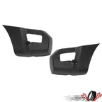 Set of 2 Rear Bumper End Caps for Nissan Xterra (2005–2015) Textured Gray