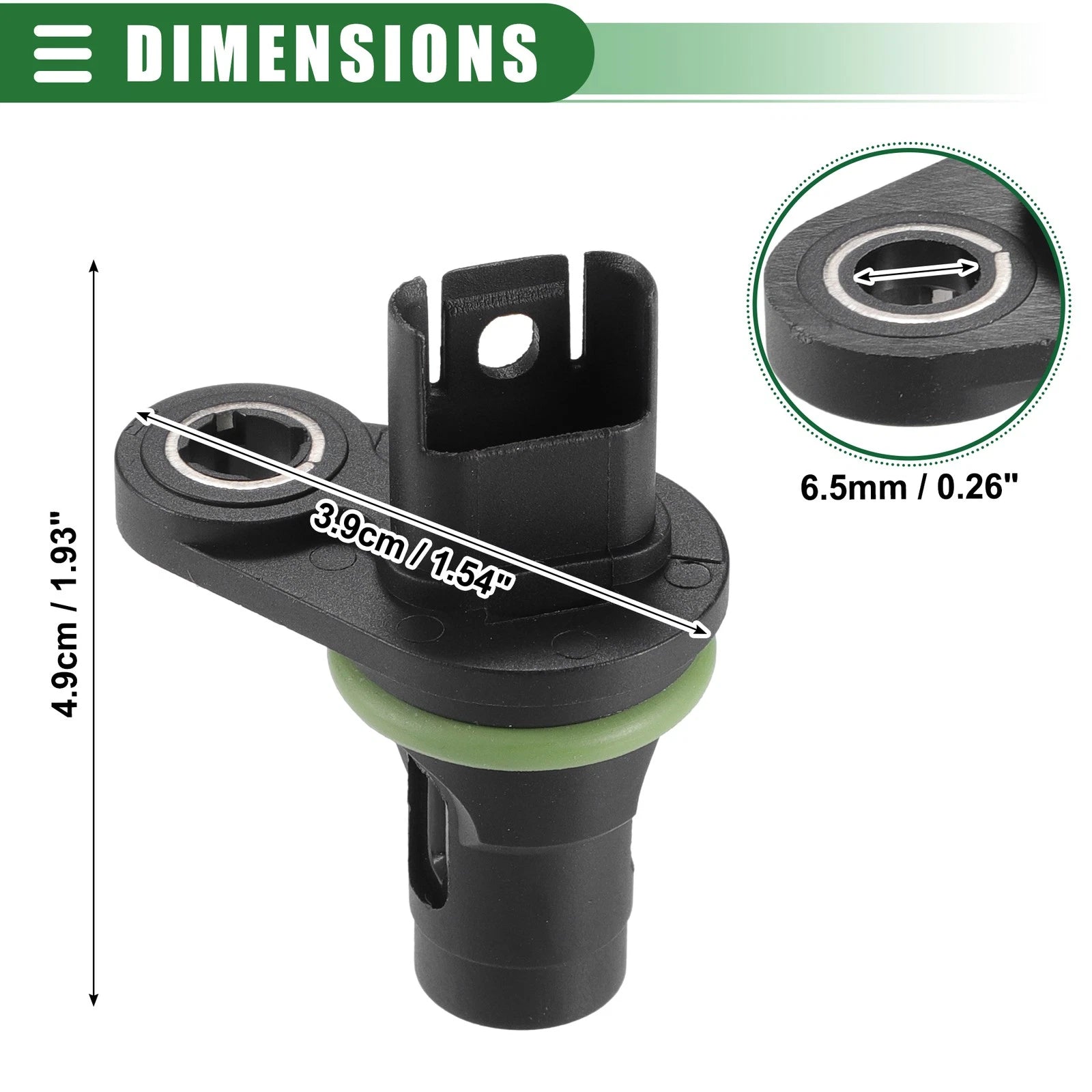 2pcs Camshaft Position Sensor for BMW 328i xDrive (2009–2013) No. 13627525015