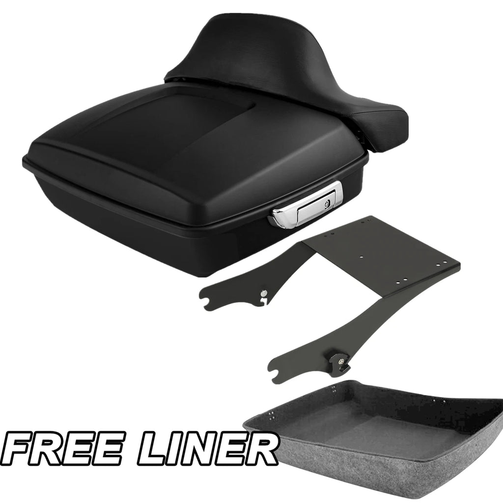 Trunk Mount Rack Backrest Pad for Harley Electra Glide (1997–2008)