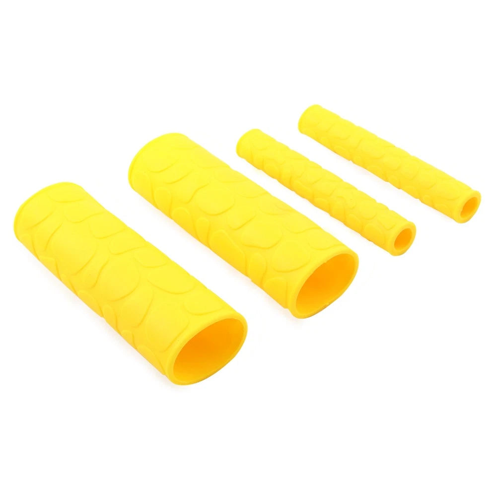 Motorcycle Hand Grips for Dirt Bike (Soft TRP, Yellow)