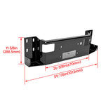 Bumper Winch Mount Plate for Ford F150 F250 F350 F450 Bronco (Universal)