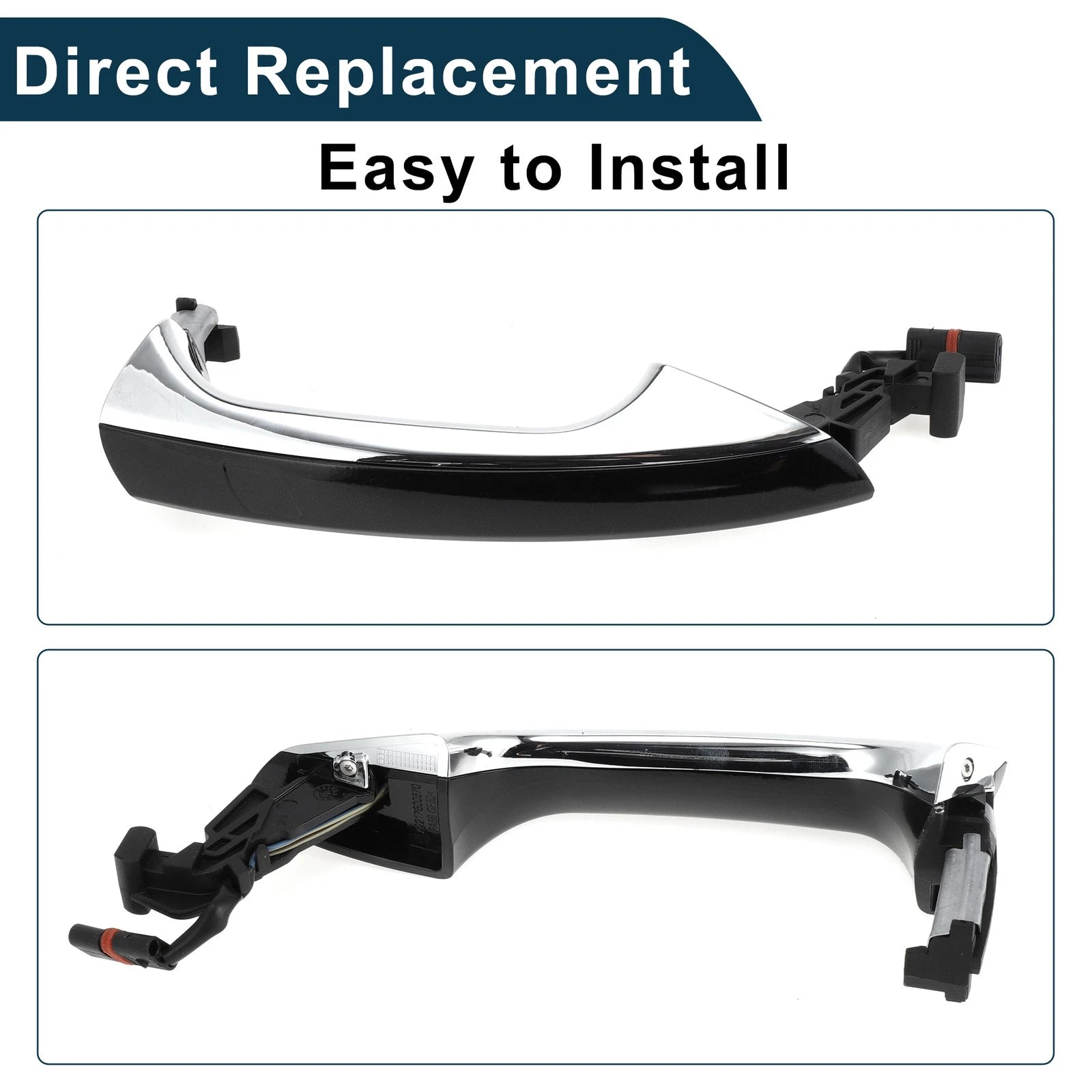 Outside Exterior Door Handle for Mercedes-Benz S-Class W221 (2007–2013) No.A2217601070 Black