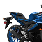 Black Blue Rider Driver & Passenger Seats for Yamaha YZF R3 (2015-2024)