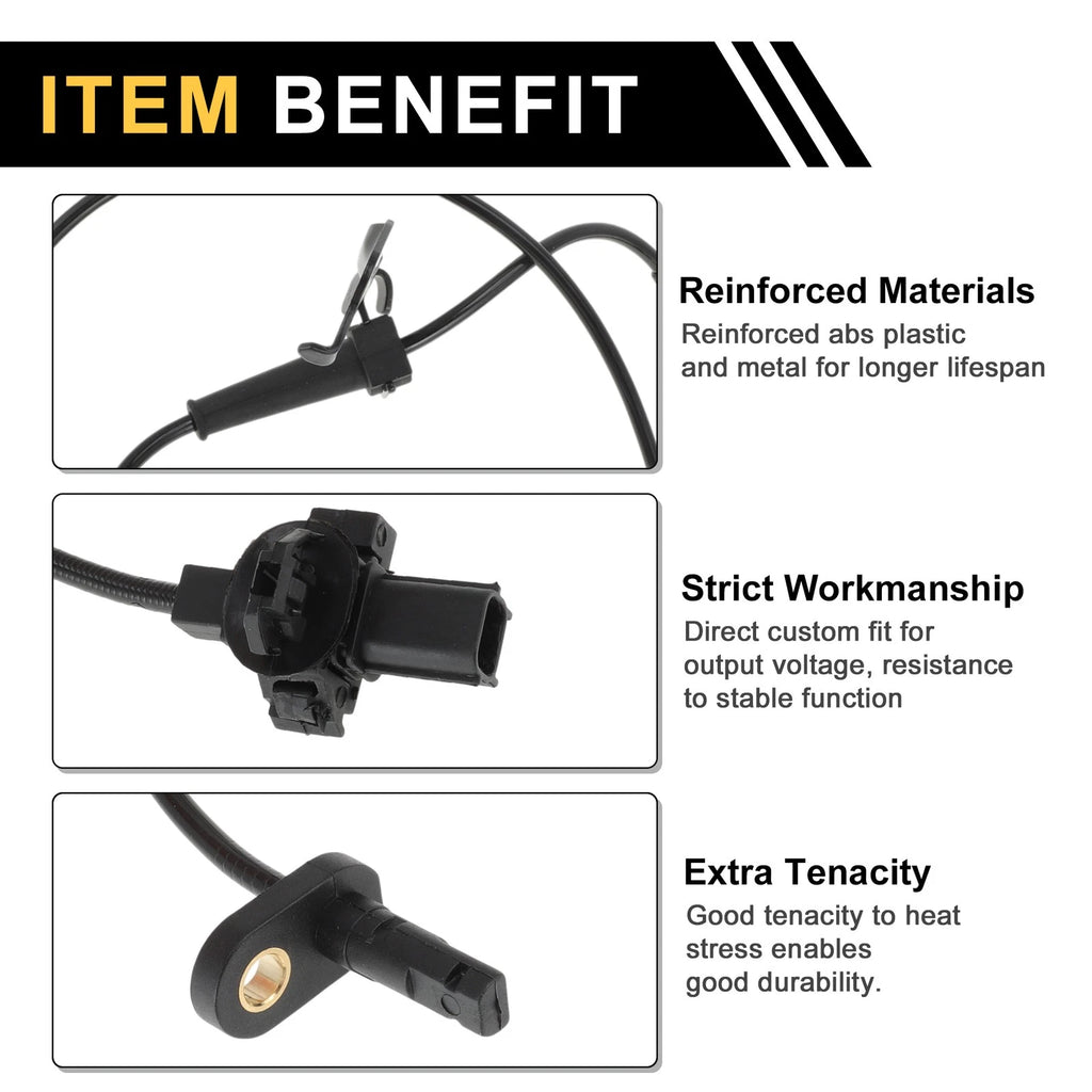ABS Wheel Speed Sensor No. 57450T4NH01 for Honda Jade (2013–2018) Front Right