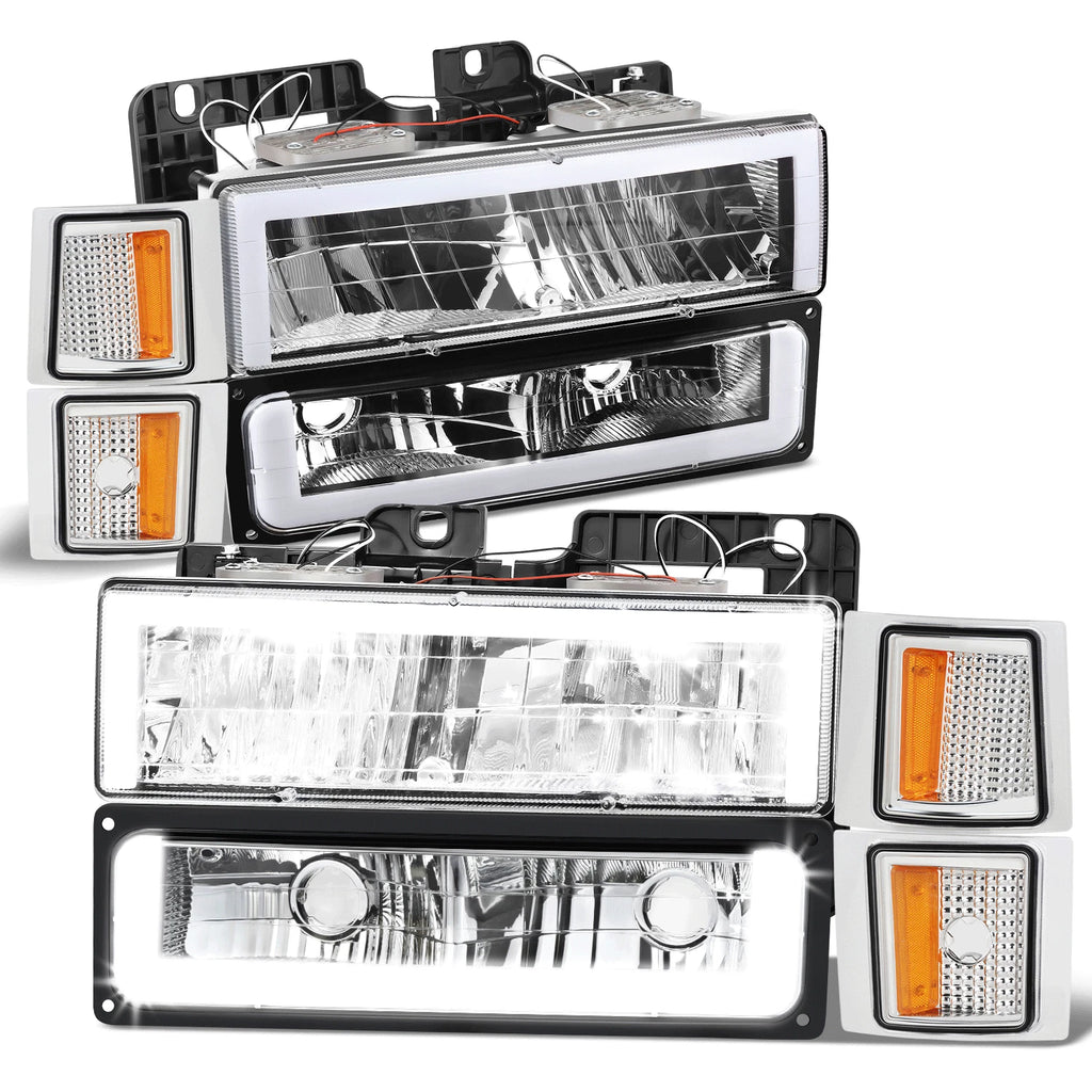LED Headlight, Bumper Signal & Corner Lamps for Chevy C/K (1994–2000)