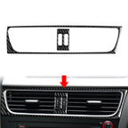 Carbon Look Center Air Conditioner Vent Outlet Cover Trim for Audi Q5 (2009-2017)