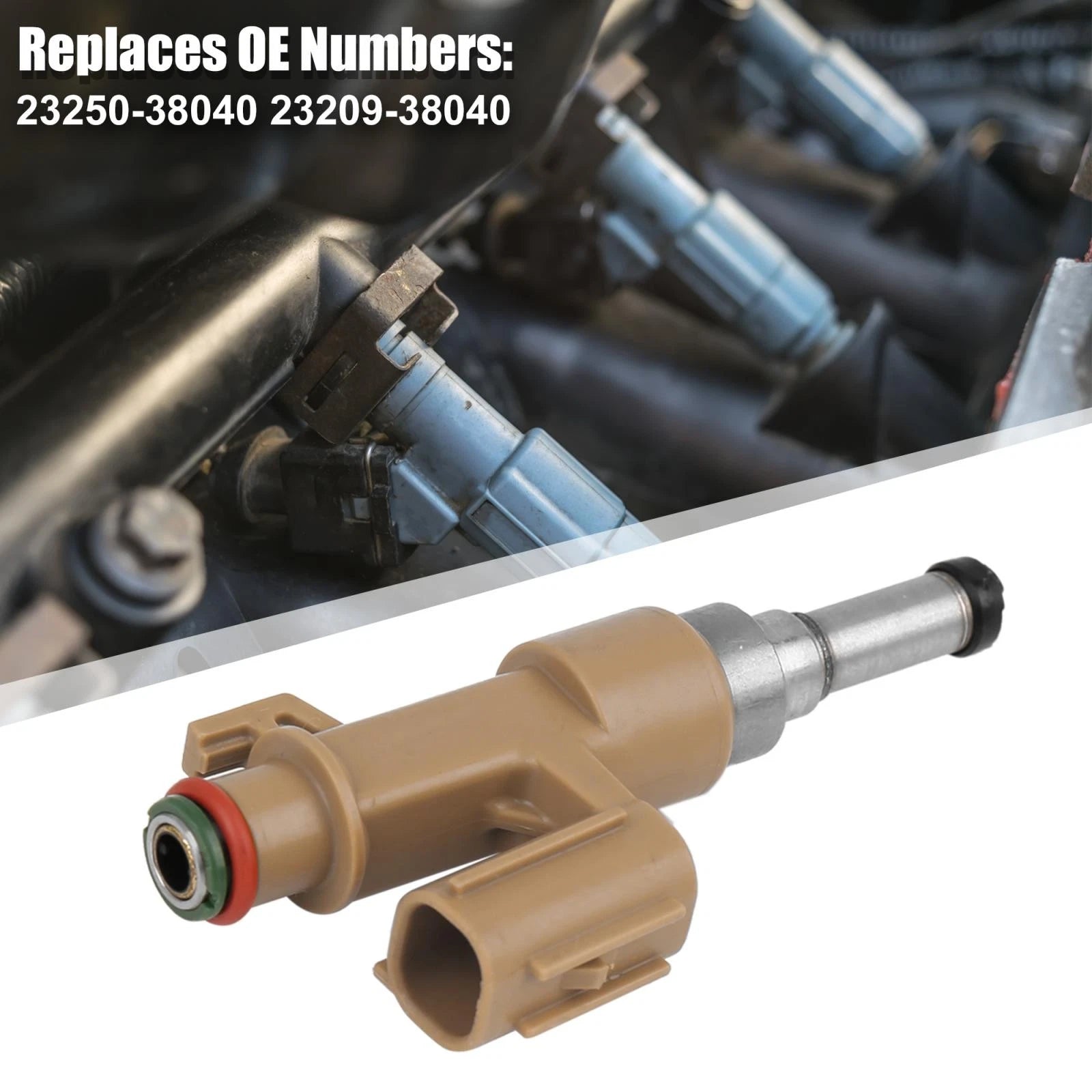 Fuel Injector 23250-38040 for Toyota Tundra Sequoia 4.6L 5.7L (2008–2010)