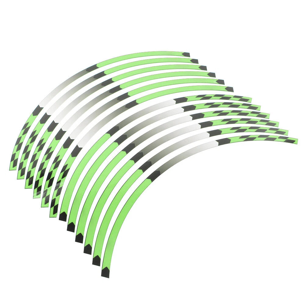 17" Rim Stripes Wheel Tape Decals for Kawasaki Ninja 1000/R/SX (2011–2023)