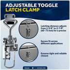 Anti-Rattle Latch Fastener Clamp for Five Oceans Marine Locker Hatch (FO4181)