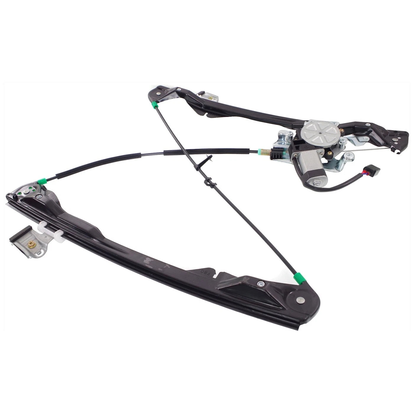 Set of 2 Window Regulators for Sedan (Front & Rear, Left Side)