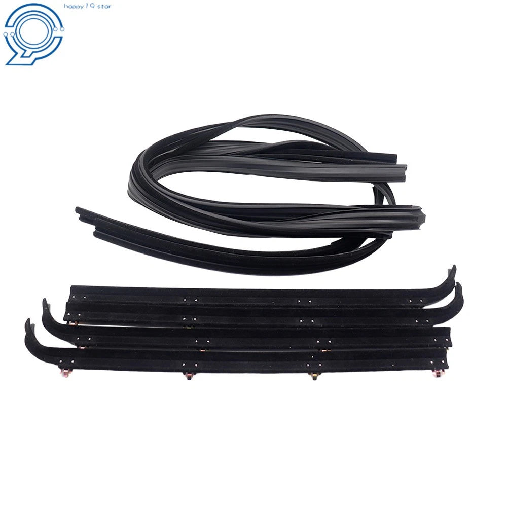 Set of 4 Window Sweep Weatherstrip for Ford Pickup Truck (1987–1997)