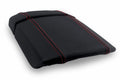 Leather Console Lid Armrest Cover for Toyota 4Runner (2003–2009) Black Red Stitch