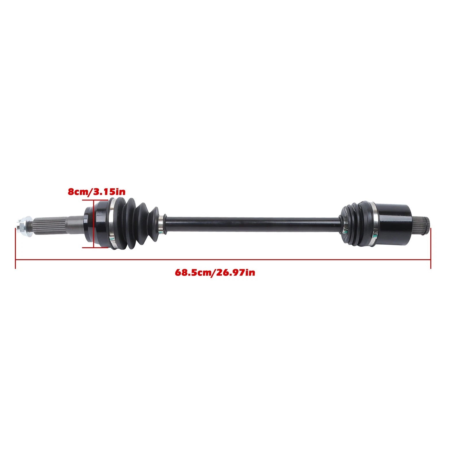 Set of 2 CV Axles for Polaris Ranger XP 800 (2010–2012)