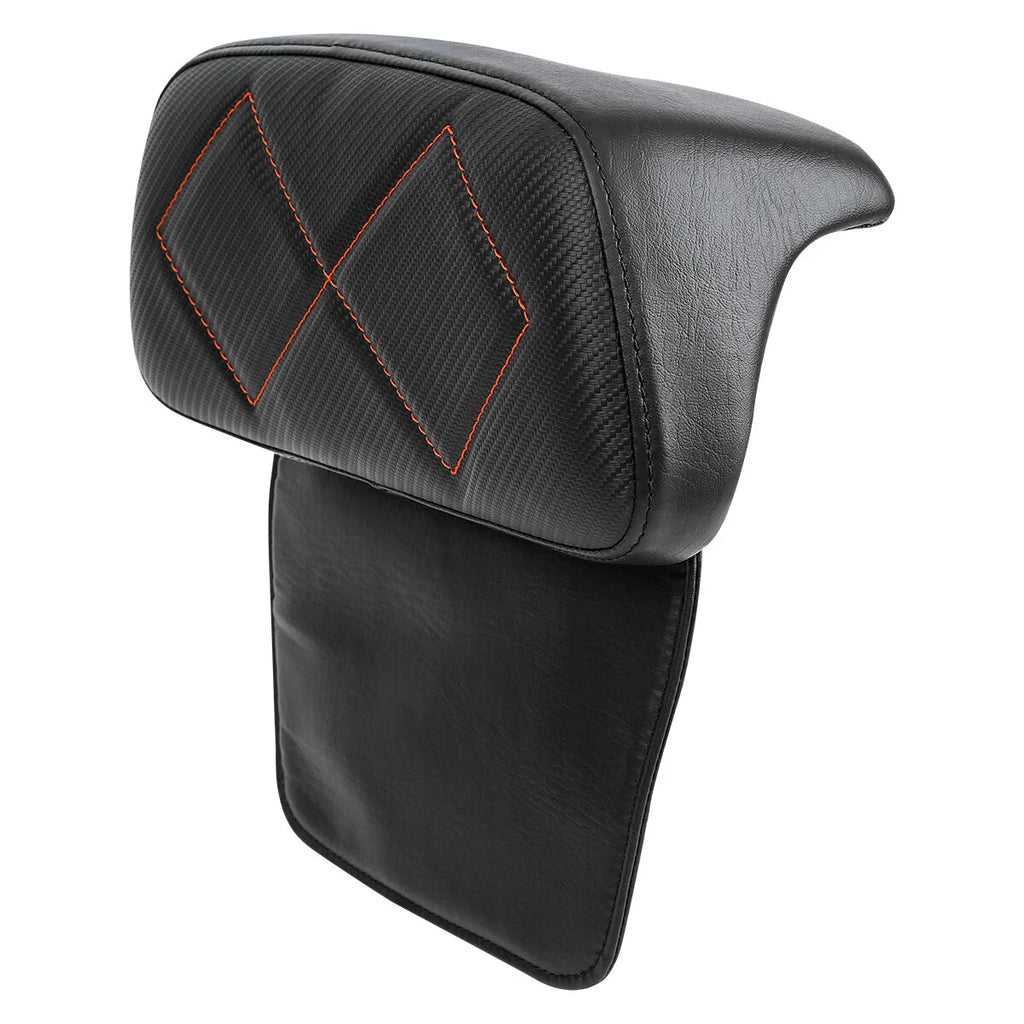 Black Rear Passenger Backrest for Harley Touring Street Road Glide (2014–2023)